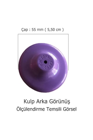 Eymenyapimarket Çocuk Odası Tekli Düğme Mobilya Kulp Çap 55 Mm Renk Seçenekli