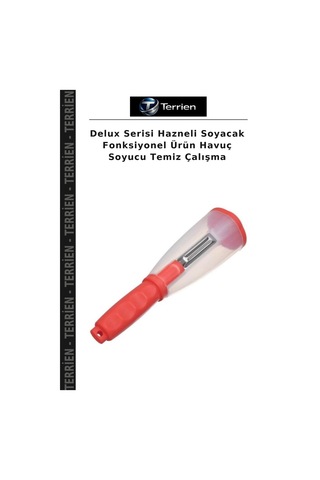 Delux Serisi Hazneli Soyacak Fonksiyonel Ürün Havuç Soyucu Temiz Çalışma Çok Renkli