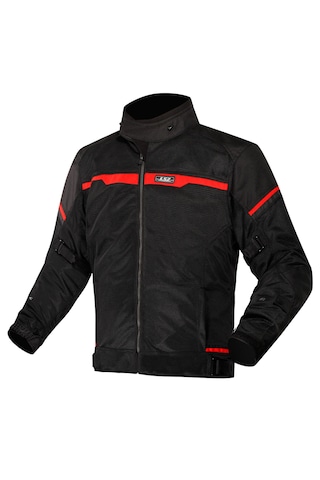 Ls2 Riva Siyah-kırmızı 4 Mevsim Motosiklet Montu