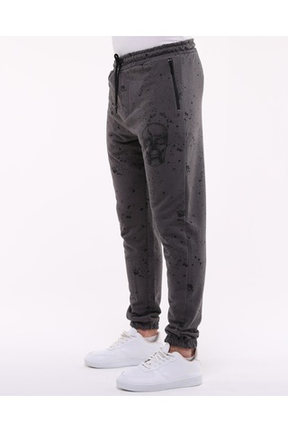 Bella Dossi Kuru Kafa Baskılı Eşofman Altı Gri