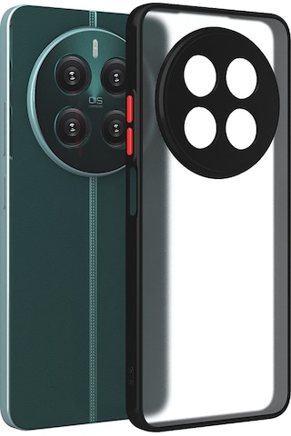 Goocamp Realme 12 Plus Kılıf Hux Kapak - Siyah Siyah