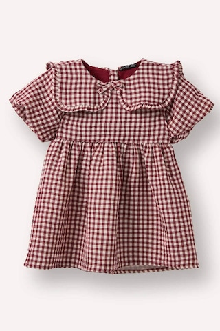 Defacto Müslin Elbise Kız Bebek H5138a526smbr229 Bordo-br229
