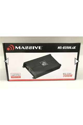 Massıve Ms-b3500.4k 3000wat 4 Kanal Amfi Pro Seri