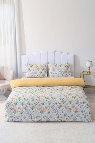 Sonya Çift Kişilik Nevresim Takımı Pamuklu Çok Renkli