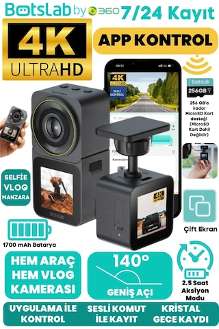 Botslab V9H Araç Ve Aksiyon Kamerası
