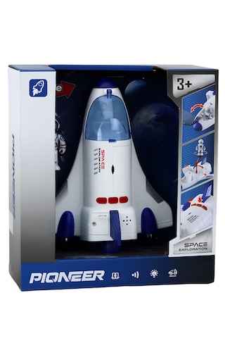 Oyuncak Uzay Gemisi Ve Figür Kozmonot - Oyuncak Astronot Figürü Ve Uzay Roketi 01