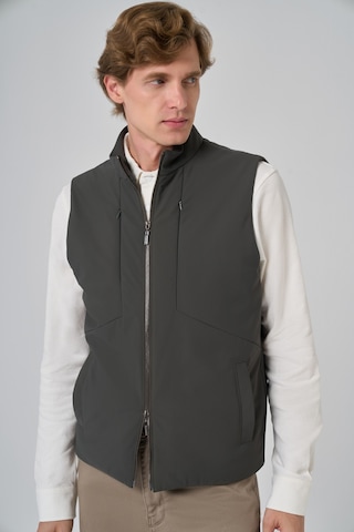 Morven Erkek Haki Polyamide Spor Gizli Cep Fermuarlı Yelek 26ks049001710 Haki