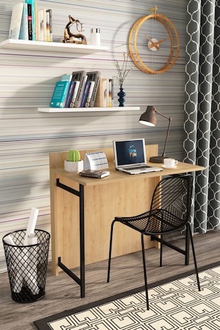 Frezya Katlanır Portatif Çalışma Masası Safir Meşe