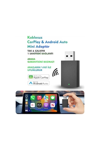 Zenvia Kablosuz Android Auto/car Play Usb Dongle Cihazı Znv2026