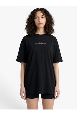 New Balance Nb Lıfestyle Women T-shırt Kadın Siyah T-shirt - Wnt3630
