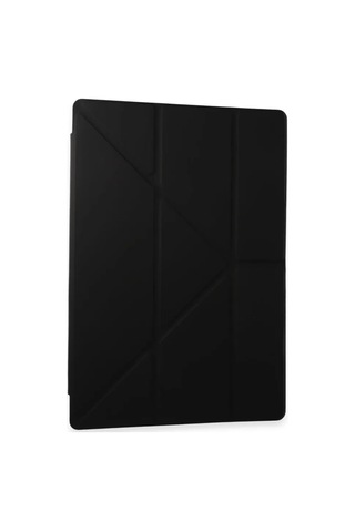 Jenerik Samsung Galaxy Tab A9 Kılıf Kalemlikli Mars Tablet Kılıfı - Siyah