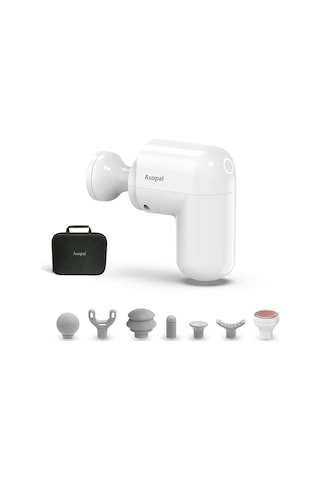 Asopal Mini Masaj Tabancası Cep Boyutunda Taşınabilir Masaj Tabancası Derin Doku Perküsyon Gerçek Küçük Sessiz Kas Taşıma Çantası İle 1lb