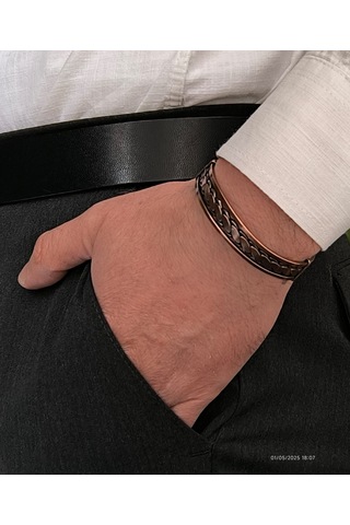Örme Bakır Bileklik 18 Bakır