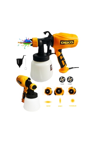 Deko Elektrikli Sprey Boya Ilaçlama Püskürtme Tabancası 800W