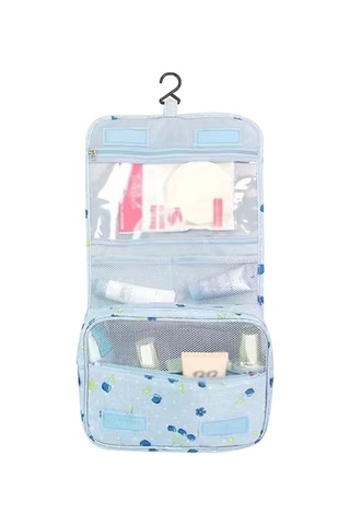 Moveevo Seyahat Yıkama Çantası Çok İşlevli Su Geçirmez Kozmetik Saklama Çantası Elde Taşınabilir Katlanabilir Kozmetik