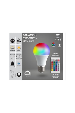 Rgb Ampul Kumandalı