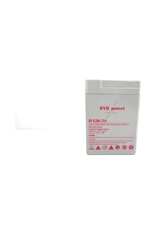 Byr Power Akülü Araba Aküsü 6V 4.5Ah 20Hr