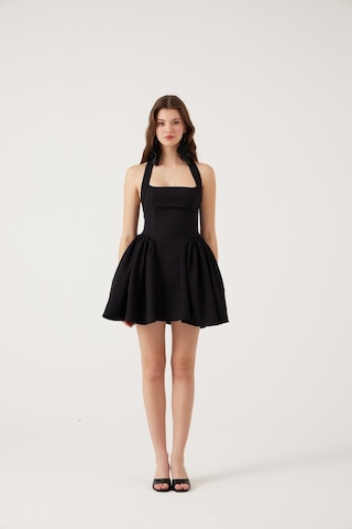 Holly Lolly Cepli Mini Felici Elbise Siyah