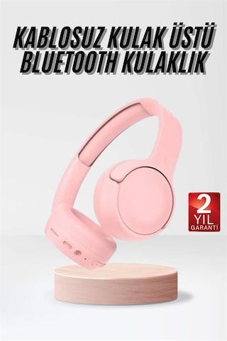 2025 Model Kulak Üstü Bluetooth Hoparlör Anc Özellikli Çok Renkli