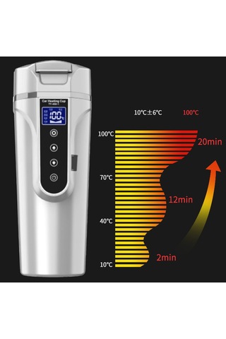 Suntek Magideal 12V / 24V 450 ML Dokunmatik Kontrol Araba Su Isıtıcısı