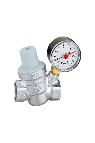 Caleffi  Eğimli Basınç Düşürücü Vana 3/4''ve Basınç Saati 1/4''