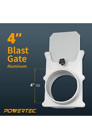 Tr 70135-p6v 10 Cm Alüminyum Patlama Kapısı, Toz Toplayıcı/vakum Bağlantıları İçin, 6 Pk
