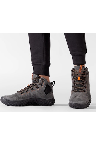 Merrell Wrapt Mıd Wp J036001 Waterproof Hakiki Deri Erkek Bot Gri