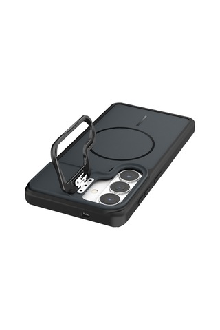 Joko - 161 - Samsung Galaxy Uyumlu S26 Pale Magsafe Standlı Kapak - Csmo-tex - - Siyah Sıyah