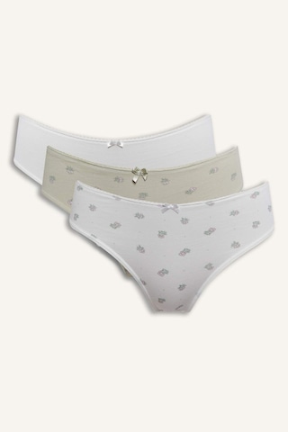 Defacto 3lü Slip Külot G8530ax26spkh439 Haki-kh439