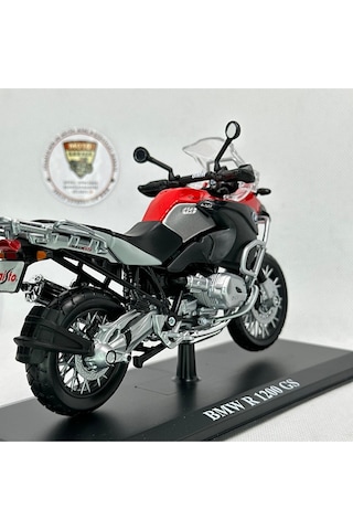 Bmw R1200 Gs 1:12 Stantsız Diecast Maket Motor Metal Model Motosiklet