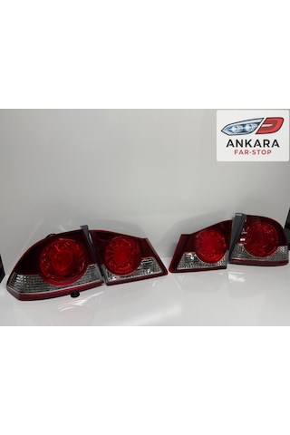 Honda Civic Fd6 2007 - 2009 Stop Lambası Sağ - Sol İç Ve Dış Takım Toplam 4 Adet Stop