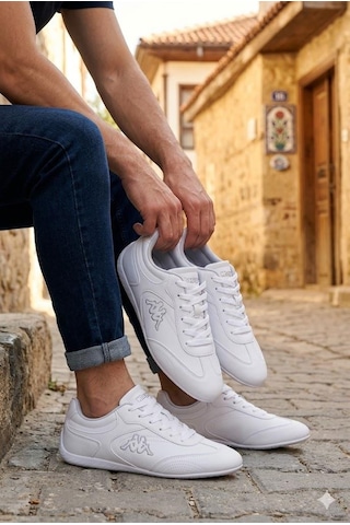 Kappa Kp-2081 Romana Rahat Erkek Spor Sneaker Ayakkabı Beyaz