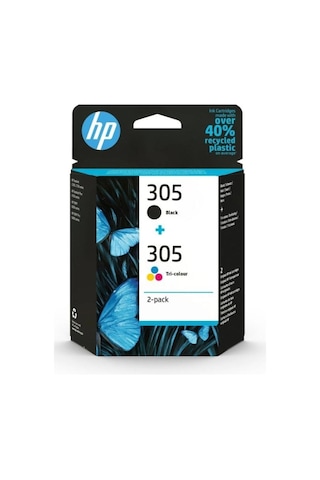 Hp 305 Siyah Ve Üç Renkli  Mürekkep Kartuşu İkili Paket - 6zd17ae-220917