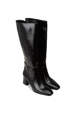 Deery Kadın Rugan Siyah Çizme - K1418zsyhm01 Siyah