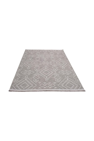 Aden Anadol Şönil Dokuma Halı / Makinede Yıkanabilir Kaymaz Tabanlı Salon Halısı / Kilim Ve Yolluk / Gri / 100 X Çok Renkli
