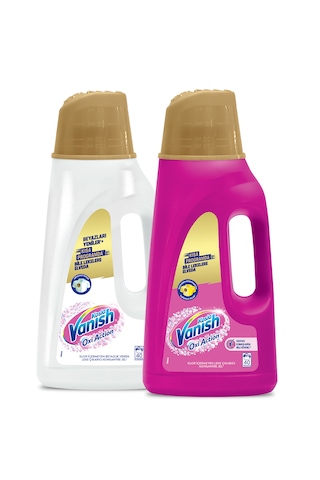 Vanish Oxi Action Deterjan Güçlendirici ve Leke Çıkarıcı Sıvı Renkliler 2000 ML+ Beyaz 2000 ml