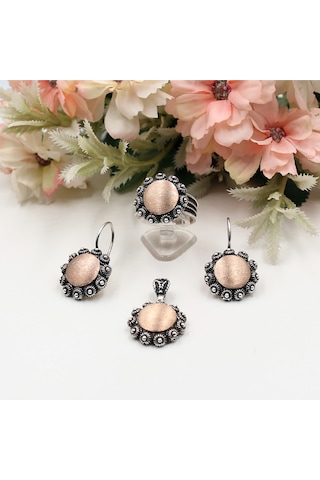 Rose Telkari Set Rose Gold - Gümüş