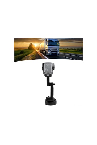 Ximistore9 Tır Telefon Tutucu: 16.9 İnç Uzun Kollü, Süper Sürtünmeli, Cam Ve Panel Uyumlu, Tüm Telefonlarla Stabil Montaj Diğer