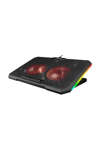 Rampage AD-RC12 15" - 17" RGB Çift Fanlı Stand Notebook Soğutucu