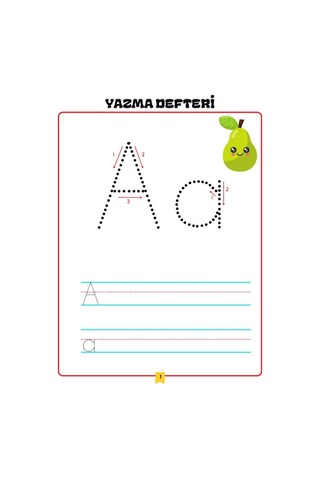 Okuma Yazma Yaz-Sil Defteri Bitmeyen Defter