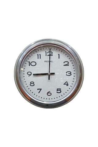 Regal 4290 Sw Özel Seri Metal Kasa Akar Sessiz Saniyeli Duvar Saati Çok Renkli