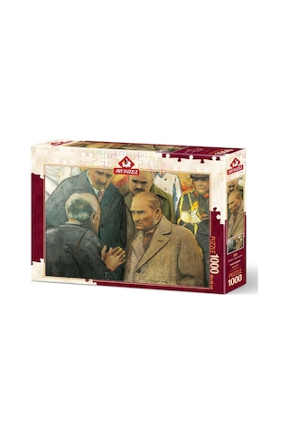 Art Atatürk Ve Depremzede Puzzle (1000 Parça)