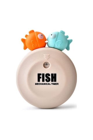 Balık Model Mekanik Mutfak Zamanlayıcı Timer Çocuklar İçin Thr375by