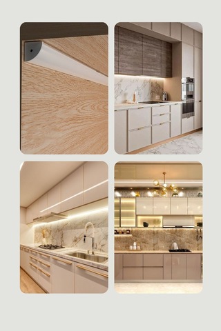 Bombe Difüzörlü, Köşe Bar Led 12v 2700k 50cm