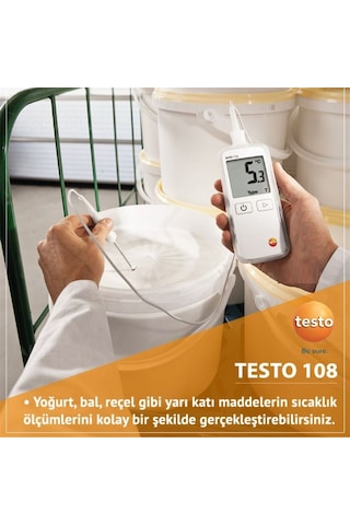 Testo 108 Kablolu Problu Sıcaklık Ölçer