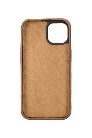 Apple Uyumlu iPhone 15 Deri Arka Kapak Rock Rst2e