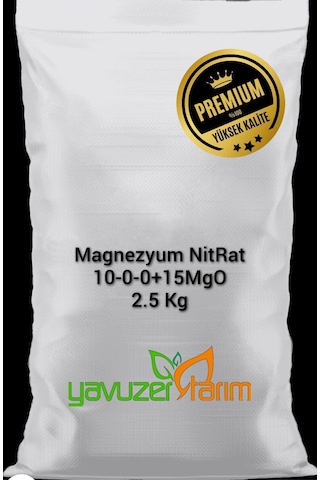 Magnezyum Nit-rat 10-0-0+ 15 Mgo Magnezyum Gübre 2,5 Kg