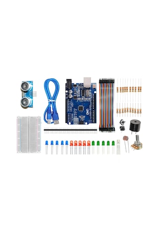 Arduino Başlangıç Seti 46 Parça Kutulu Türkçe Proje Kitabı + Örnek Kod Stem