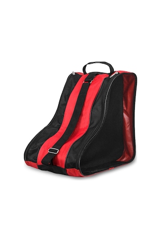 Vkemall Kızak Taşıma Çantası, 3 Bölmeli, Oxford Kumaş, Büyük Kapasite, Kızak Ve Aksesuarları Taşımak İçin Kırmızı Kırmızı