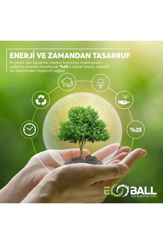 Yün Kurutma Topları Çamaşır Kurutma Makinesi Kurutma Topu Doğal Yumuşatıcı 3 Adet Renkli